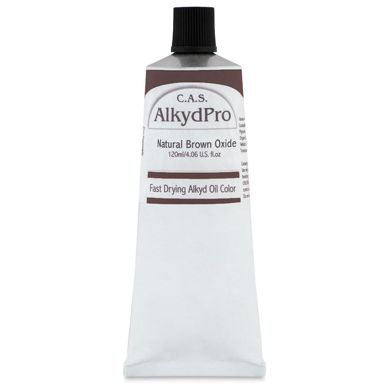 CAS AlkydPro Fast-Drying Alkyd Oil Color - Natural Brown Oxide, 120 ml tube
